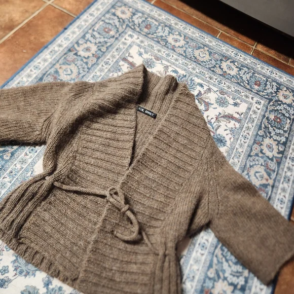 Elegant Brown Cardigan by - Picture 2 of 8